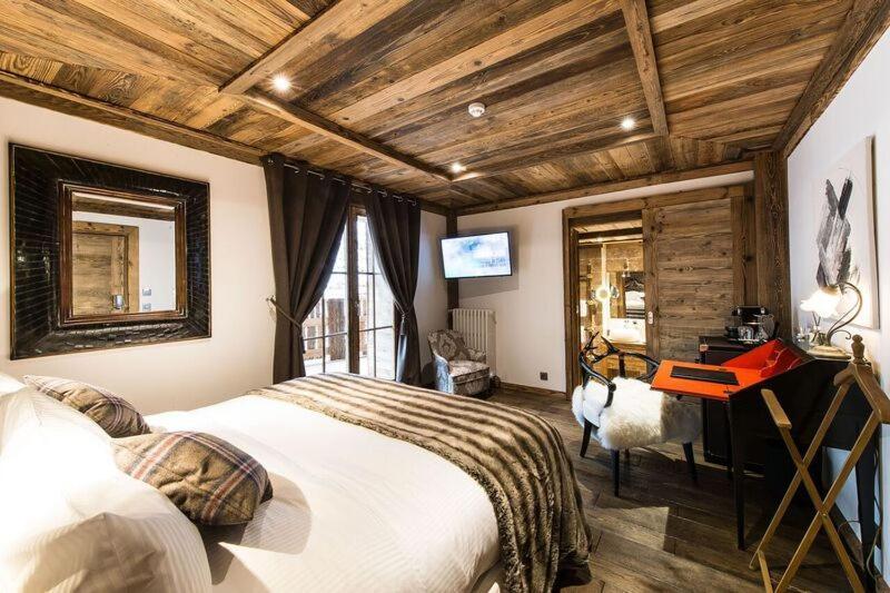 Le Chalet Blanc Megève Exterior foto