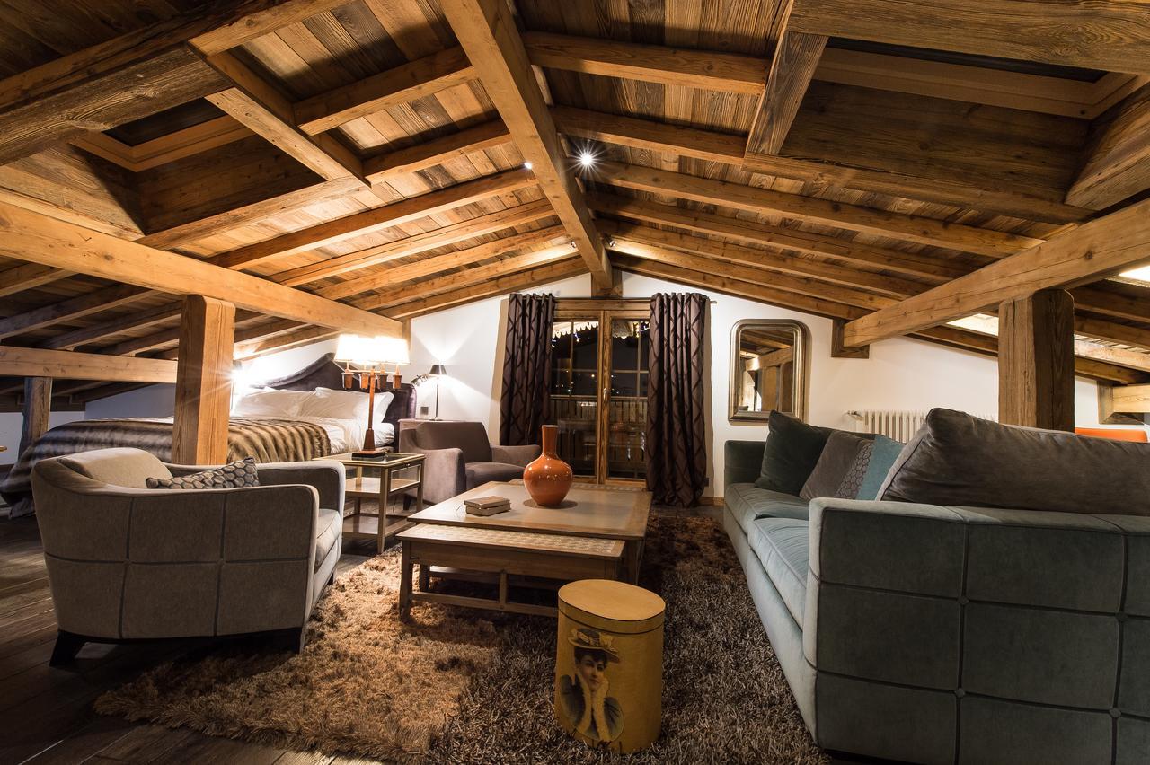 Le Chalet Blanc Megève Exterior foto