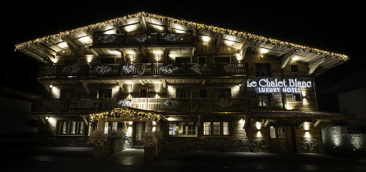 Le Chalet Blanc Megève Exterior foto